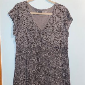 athleta printed dress